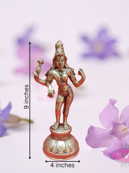 Brass Antique Ardhanirshvara Statue