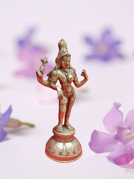 Brass Antique Ardhanirshvara Statue