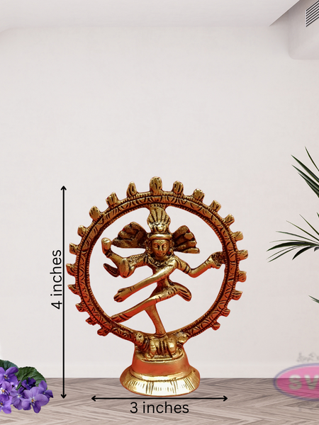 Brass Antique Finish Nataraja Dancing Statue