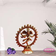 Brass Antique Finish Nataraja Dancing Statue