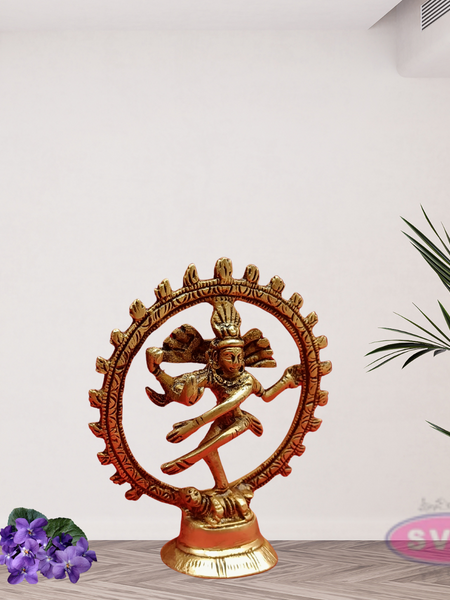 Brass Antique Finish Nataraja Dancing Statue
