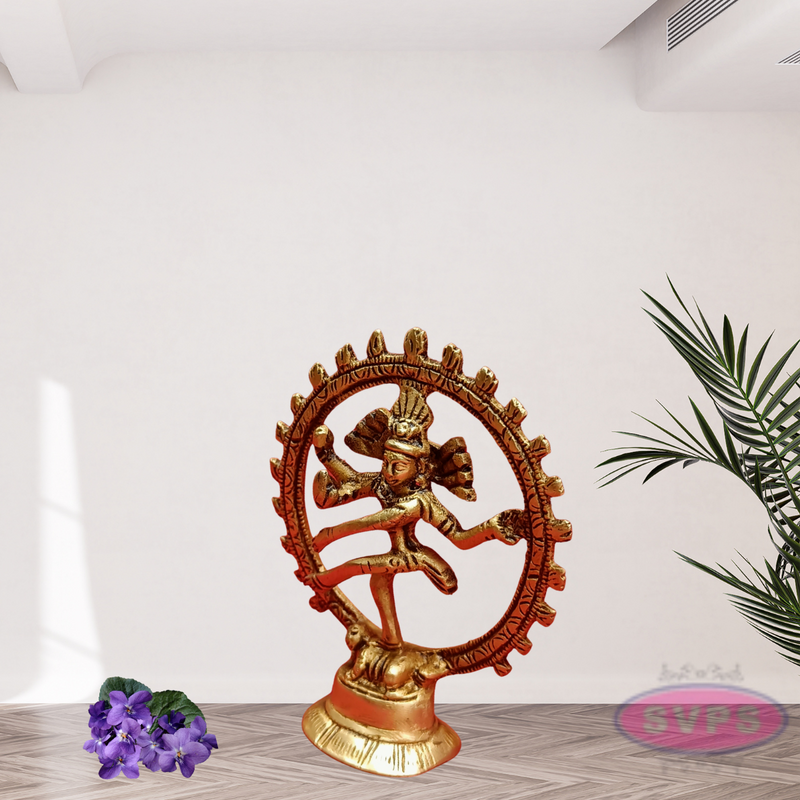 Brass Antique Finish Nataraja Dancing Statue