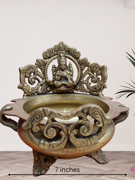 Brass Antique Lakshmi Urli Bowl For Home Decor