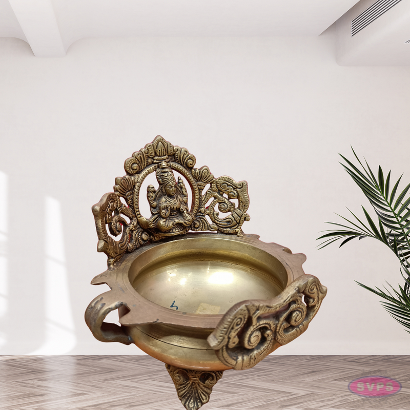 Brass Antique Lakshmi Urli Bowl For Home Decor