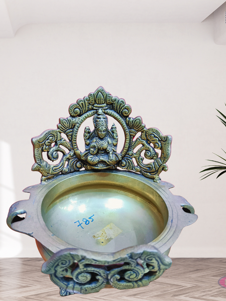 Brass Antique Lakshmi Urli Bowl For Home Decor