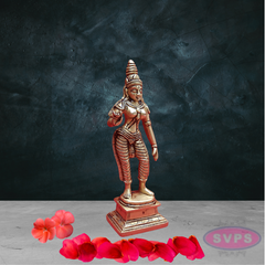 Brass Devi Parvati Standing Idol