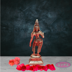 Brass Devi Parvati Standing Idol