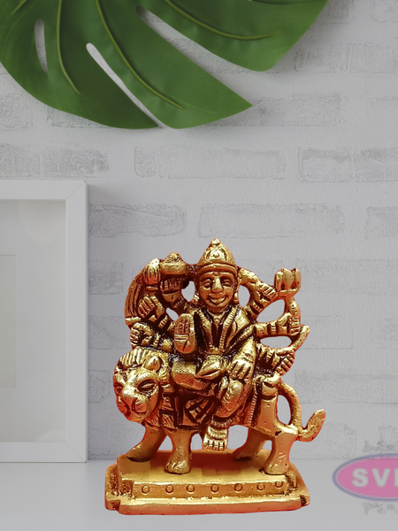 Brass Durga Idol Small Size