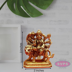 Brass Durga Idol Small Size