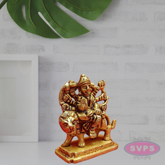 Brass Durga Idol Small Size