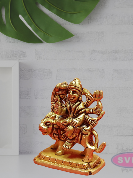 Brass Durga Idol Small Size