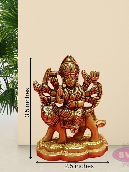 Brass Durga  on Singa Vahana