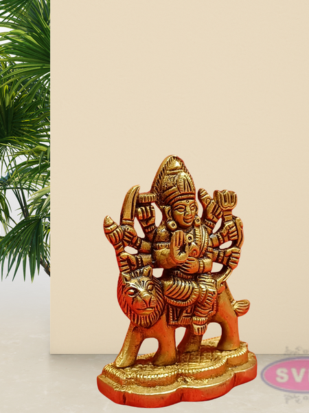 Brass Durga  on Singa Vahana