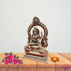 Brass Gajalakshmi With Elephants