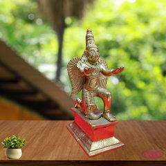 Brass Garuda Devar With Adisesha