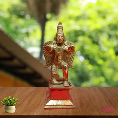 Brass Garuda Devar With Adisesha
