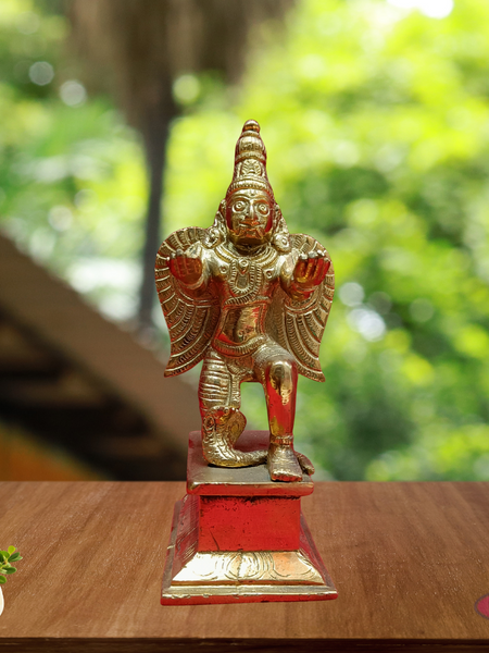 Brass Garuda Devar With Adisesha