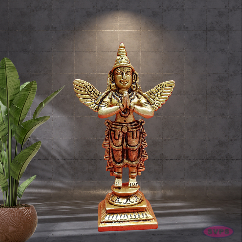 Brass Garuda Statue For Puja