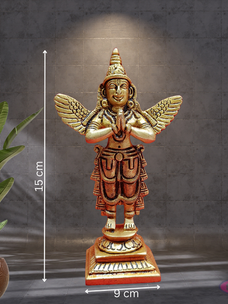 Brass Garuda Statue For Puja