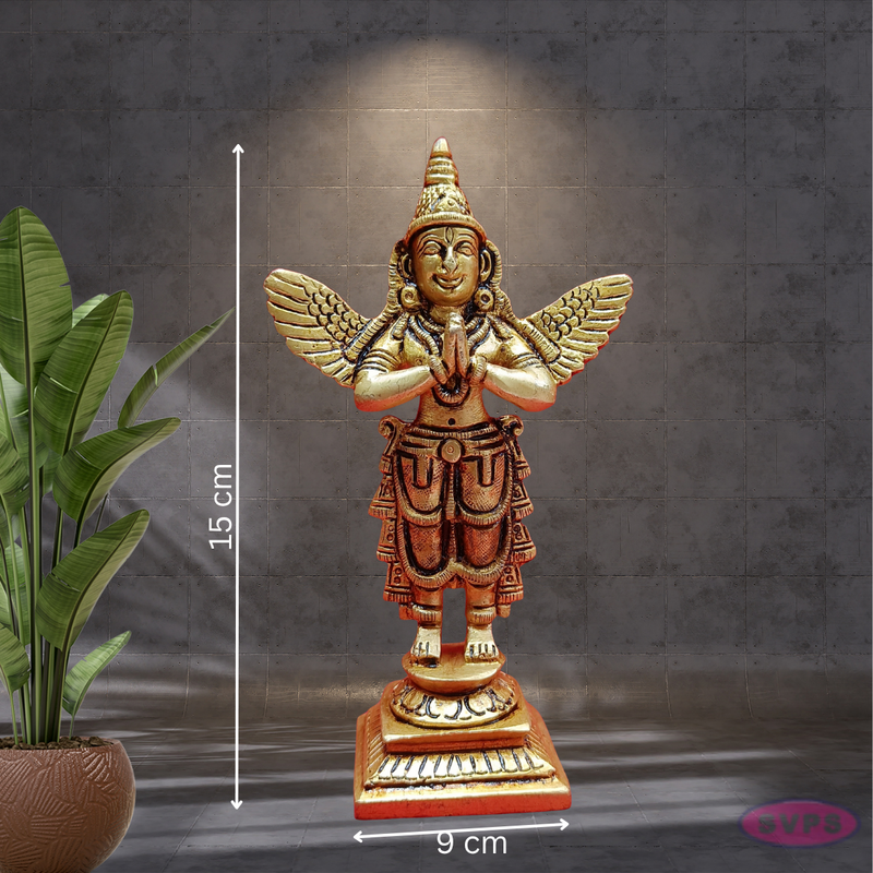 Brass Garuda Statue For Puja