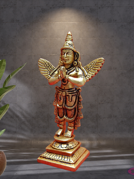 Brass Garuda Statue For Puja