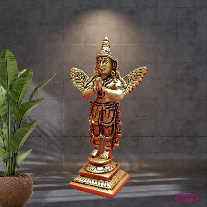 Brass Garuda Statue For Puja
