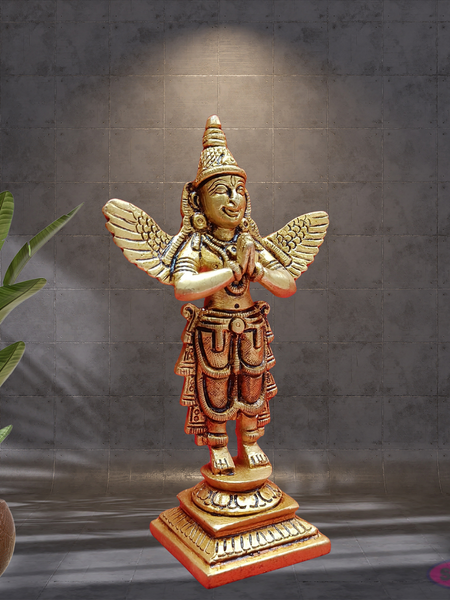 Brass Garuda Statue For Puja