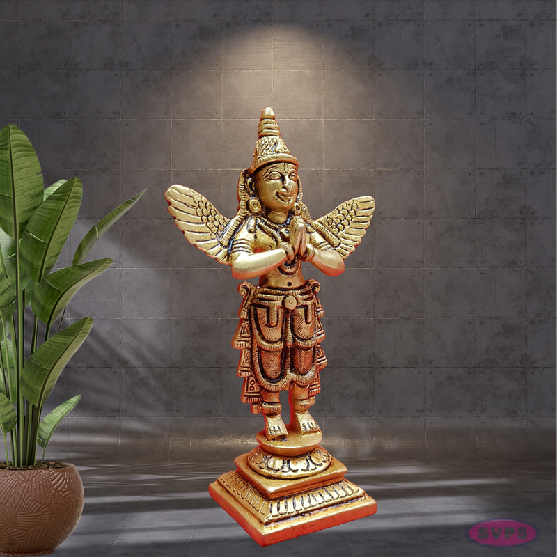 Brass Garuda Statue For Puja