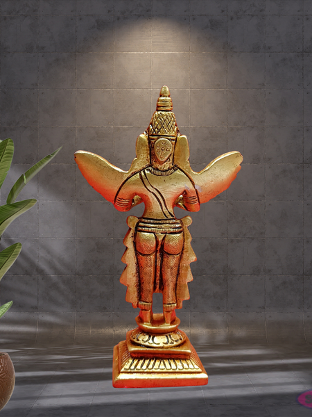 Brass Garuda Statue For Puja