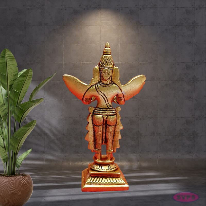 Brass Garuda Statue For Puja