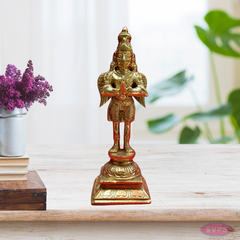 Brass Garudan In Namaskaram Mudra