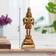 Brass Garudan In Namaskaram Mudra
