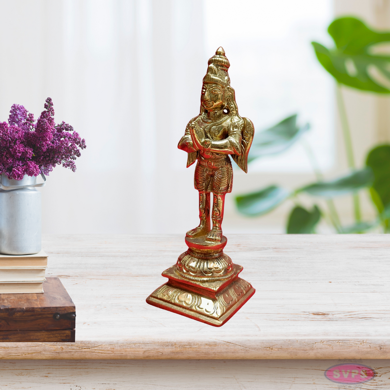 Brass Garudan In Namaskaram Mudra