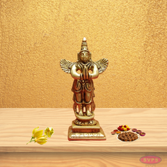 Brass Garudan Standing Small Size for Home Temple