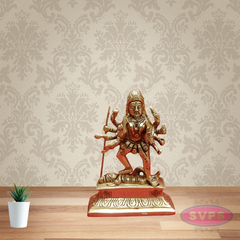 Brass Goddess Kali Idol