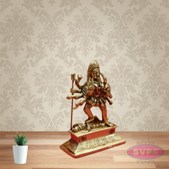 Brass Goddess Kali Idol