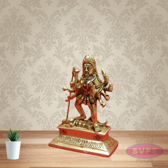 Brass Goddess Kali Idol