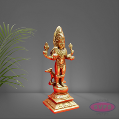 Brass Kala Bhairavar Statue