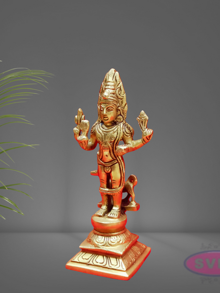 Brass Kala Bhairavar Statue