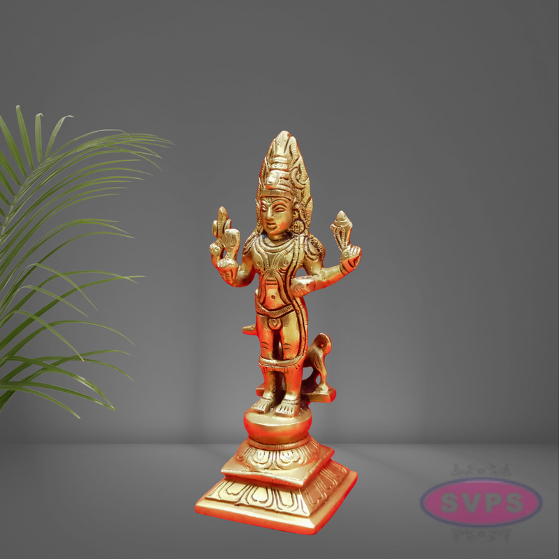 Brass Kala Bhairavar Statue