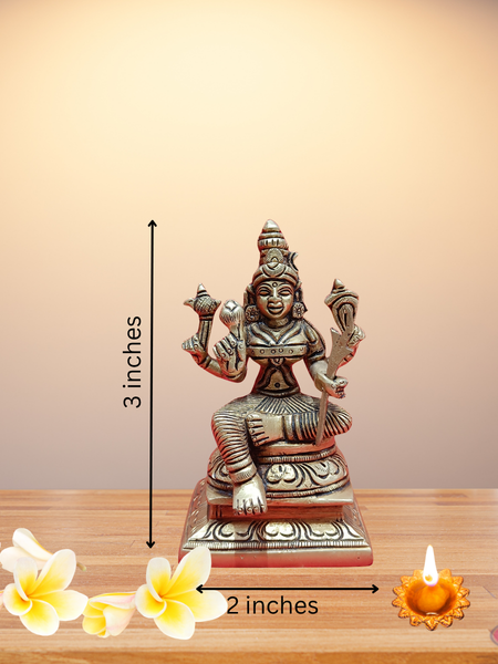 Brass Kamatchi Amman Idol / Home Altar