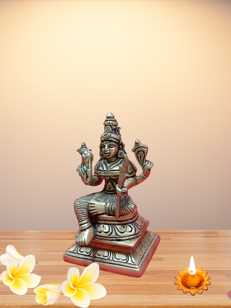 Brass Kamatchi Amman Idol / Home Altar
