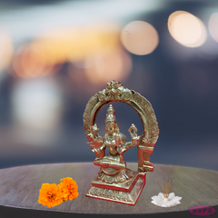 Brass Kamatchi Amman With Arch