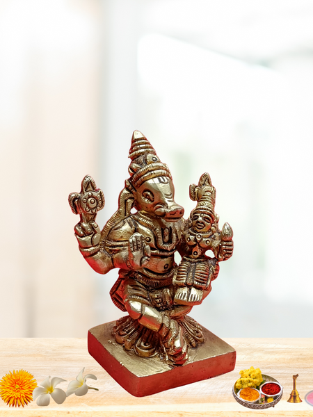 Brass Lakshmi Hayagreevar Small Size