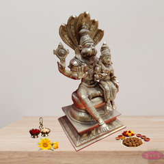 Brass Lakshmi Narasimha Swamy Idol For Temple /Home