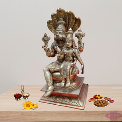 Brass Lakshmi Narasimha Swamy Idol For Temple /Home