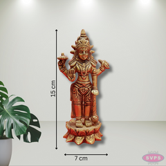 Brass Lord  Dhanvanthiri On Lotus