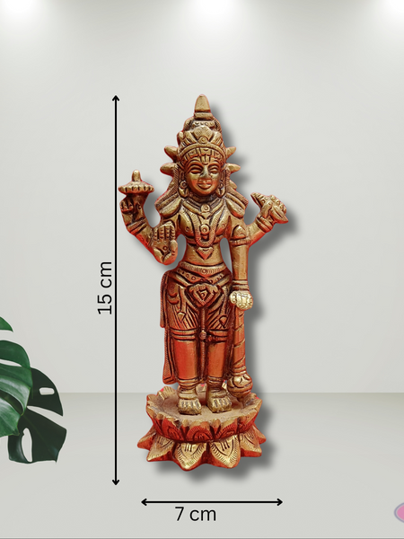 Brass Lord  Dhanvanthiri On Lotus