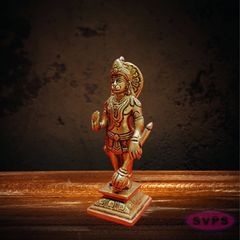 Brass Lord Hanuman Holding Gada