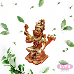 Brass Lord Shiva Sitting On Tiger Skin